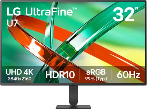 LG UltraFine U7 32U700B-B 32” 4K 60Hz VA Productivity Monitor