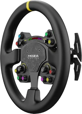MOZA RS V2 Steering Wheel Carbon-fibre RGB Backlit Quick Release Steering Wheel