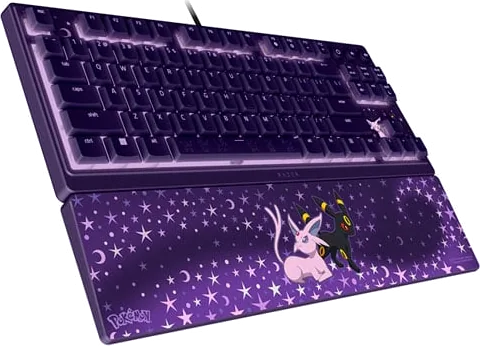 Razer Ornata V3 Tenkeyless Pokémon Espeon / Umbreon Ed Wired Mecha-Membrane US RGB Gaming Keyboard