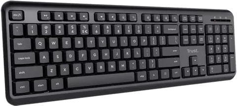 Trust TK-350 Silent Wireless Keyboard RF inc USB Nano Dongle INC FREE Wireless Mouse