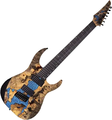 Legator Ninja X 7-String 25.5" - 26.5" Multiscale, Carribbean