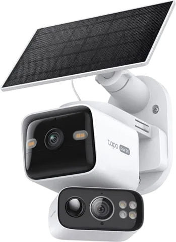 tp-link Tapo C93D Kit 2K Solar-Powered Dual-Lens Pan / Tilt Outdoor Wi-Fi Security Camera