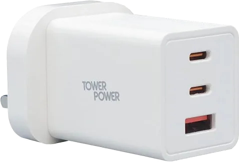 Tower 65W USB PD Wall Charger 2C1A UK