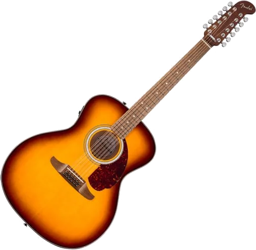 Fender California Deluxe Villager E Honey Sunburst