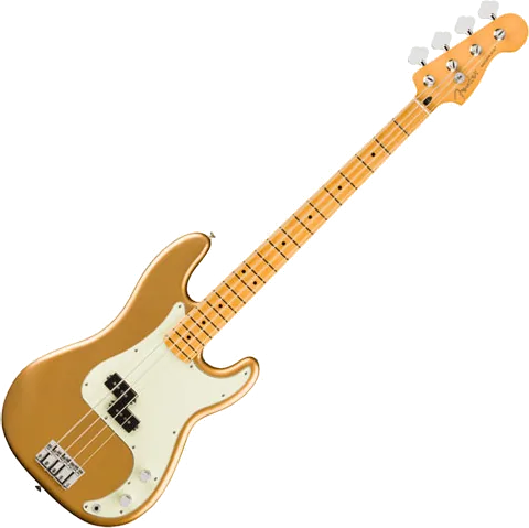 Fender 75th Anniversary Player II Precision Bass, Maple Fingerboard, Aztec Gold