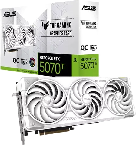 ASUS GeForce RTX 5070 Ti TUF GAMING White OC