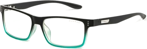 GUNNAR Optiks Cruz Anti Blue/UV Computer Glasses Onyx Teal, Clear Tint Unisex
