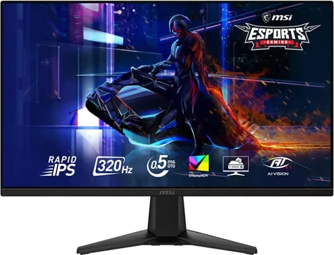 MSI 27" MAG 275QF X32 320Hz WQHD IPS FreeSync Premium Gaming Monitor