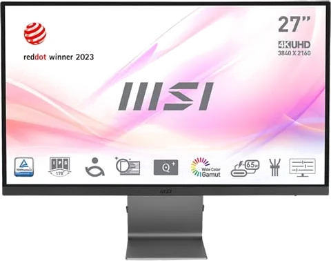 MSI Modern 27" 4K UHD IPS Business Class Monitor with USB-C