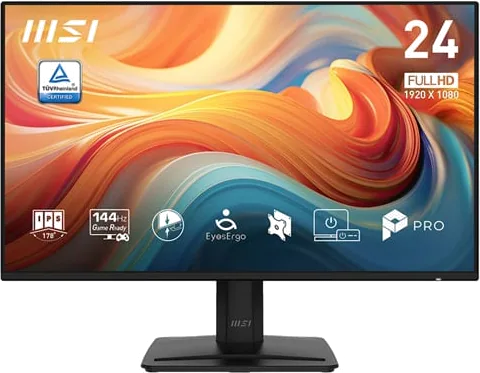 MSI PRO MP242 E14A 24" Full HD 144Hz Adaptive Sync IPS Monitor
