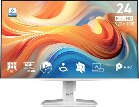 MSI PRO MP243W E14 24" Full HD 144Hz Adaptive Sync IPS Monitor