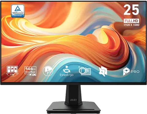 MSI PRO MP251 E14L 25" Full HD 144Hz Adaptive Sync IPS Monitor