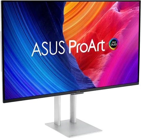 31.5" Asus ProArt PA32UCDM OLED Professional Monitor, QD-OLED, HDR-10, 99% DCI-P3, 3840x2160, 0.1ms, HDMI/Thunderbolt4
