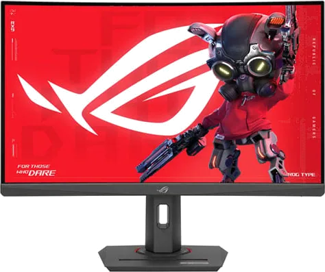 ASUS ROG Strix 27" Quad HD 180Hz FreeSync Curved Gaming Monitor Fully Adjustable