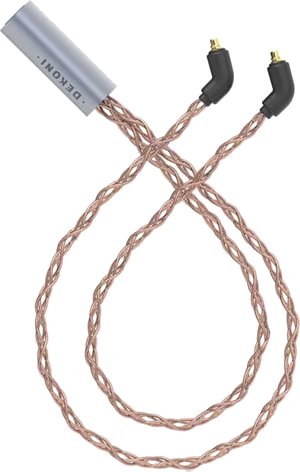 Dekoni Audio Ensemble Y-Split MMCX IEM Connectors with PCUHD Copper Cable