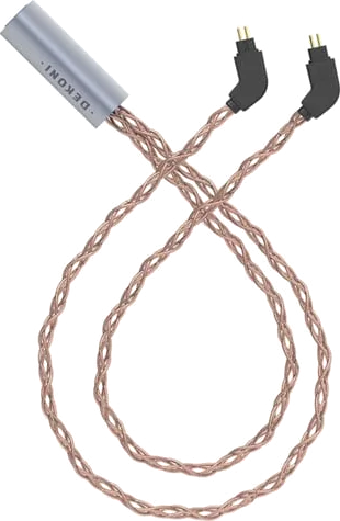 Dekoni Audio Ensemble Y-Split 2-Pin IEM Connectors with PCUHD Copper Cable