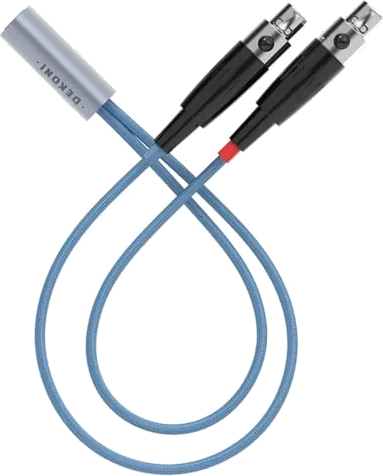 Dekoni Ensemble Y-Split Mini XLR Plugs Cloth Cable