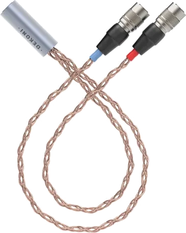 Dekoni Audio Ensemble DCA Hirose plugs Braided PCUHD Y-Split