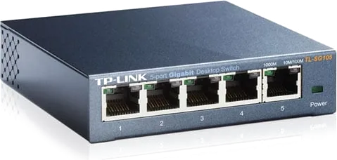TP-LINK SG105 5-Port Gigabit Desktop/Wall Mount Switch