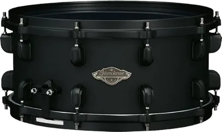 Tama Limited Ed. Starclassic Performer 14" x 6.5" Snare Drum - Blacked Out Black Edition - Flat Blac