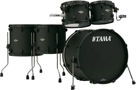 Tama Limited Ed. Starclassic Performer 5 Piece Shell Pack - Blacked Out Black Edition - Flat Black