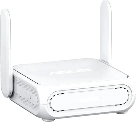 ASUS RT-BE58 Go Dual-Band WiFi 7 Portable Router with 4G/5G Mobile Tethering