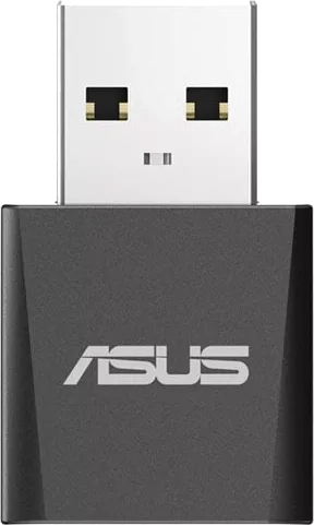 ASUS USB-BE92 Nano Wi-Fi 7 Adapter, USB 2.0, BE6500 Tri-Band, WPA3, Plug and Play, 802.11be