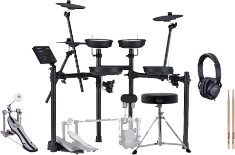 Roland TD-07DMK V-Drums Electronic Drum Kit Bundle