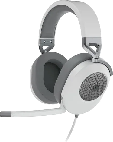 CORSAIR HS65 Surround Wired Gaming Headset White