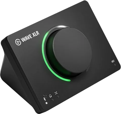 Elgato Wave XLR MK.2, 80dB Gain, Onboard Effects, LED Feedback, Touch Mute, Works with Stream Deck, PC & Mac