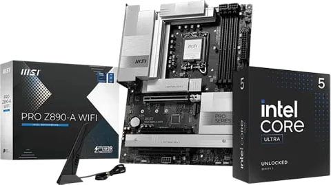 MSI PRO Z890-A Wi-Fi + Intel Core Ultra 5 245K + MSI A13 Cooler Bundle