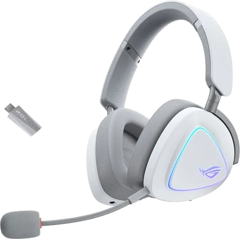 Asus ROG Delta II Moonlight White Edition Wireless PC/Console Gaming Headset
