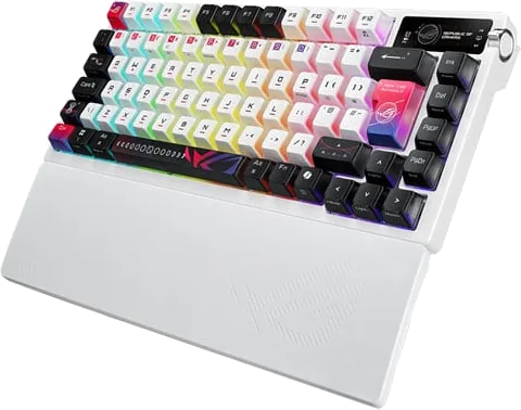 ASUS ROG Azoth X Wireless Snow Switch UK Mechanical Gaming Keyboard