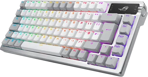 ASUS ROG Azoth White Wireless Snow Switch UK Mechanical Gaming Keyboard