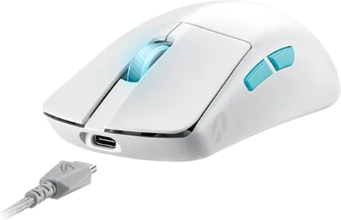 ASUS ROG Harpe Ace Aim Lab Edition Optical Wireless Gaming Mouse White