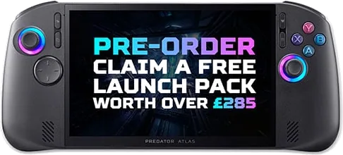 Acer Predator Atlas 8 NH.U7XEK.001 Intel Arc G3 Extreme Black Handheld Gaming Console