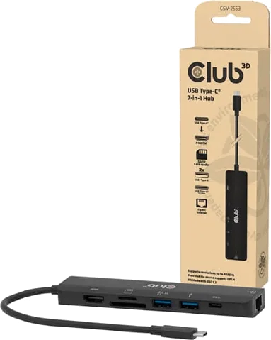 Club 3D 7-in-1 USB Type-C to HDMI USB Hub