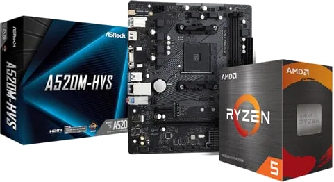 ASRock A520M-HVS + AMD Ryzen 5 5500 Bundle
