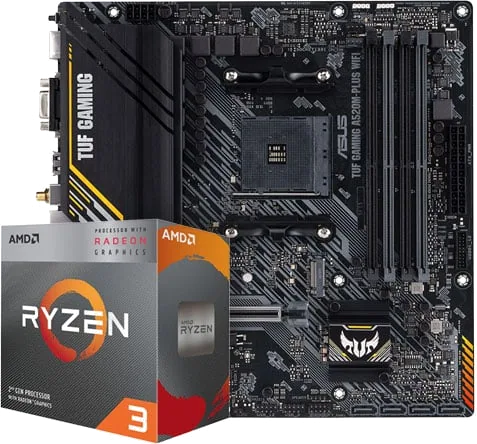 ASUS TUF GAMING A520M-PLUS WiFi + AMD Ryzen 3 3200G Bundle