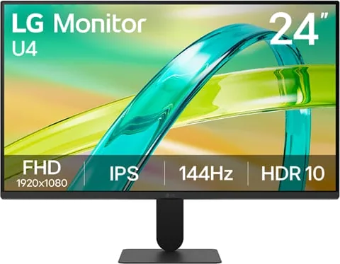 LG U4 Full HD 144Hz FreeSync Premium HDR10 IPS Gaming Monitor
