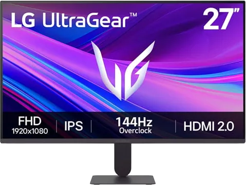 LG 27" 27G411A-B FHD 120Hz / 144Hz (OC) FreeSync Premium Gaming Monitor