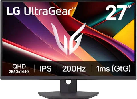 LG 27" 27G610A-B QHD 200Hz FreeSync Premium Gaming Monitor