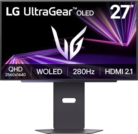 LG 27" UltraGear 27GX700A-B QHD 280Hz FreeSync Premium Pro OLED Gaming Monitor