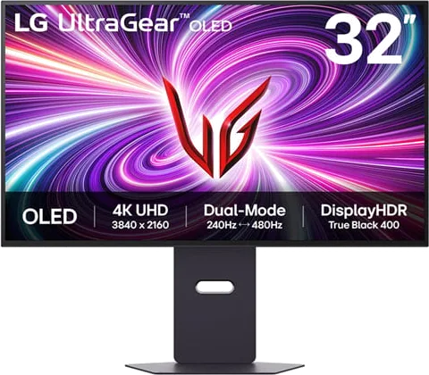LG UltraGear 32" 32GS95UV-B FreeSync Premium Pro 4K UHD OLED Gaming Monitor