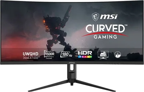MSI 34" UWQHD 180Hz Adaptive Sync Curved Gaming Monitor