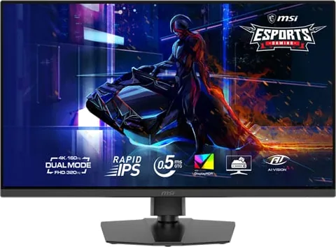 MSI 32" MAG 322URDF E16 Dual Mode 4K/FHD 160Hz/320Hz IPS Monitor