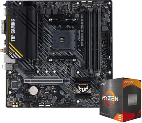 ASUS TUF GAMING A520M-PLUS WIFI + AMD Ryzen 5 5500 Bundle