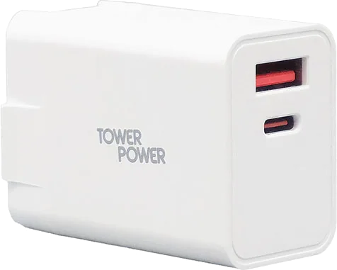 Tower 20W USB PD Hot-Swappable Travel Wall Charger 1C1A UK/US/EU/AU