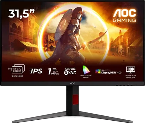 AOC U32G4U 31.5" UHD 160Hz / FHD 320Hz Dual Mode G-Sync Compatible Fast-IPS Gaming Monitor