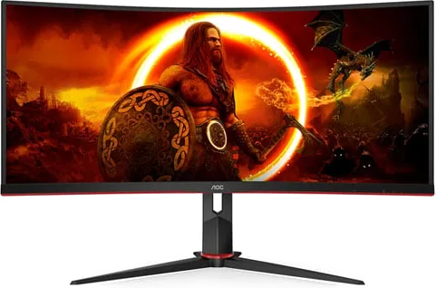 AOC CU34G2XP/BK 34" WQHD 180Hz Curved Freesync Premium Gaming Monitor